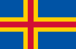 Флаг Аландских островов.