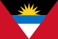 Флаг Антигуа и Барбуда.
