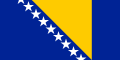 Флаг Боснии и Герцеговины.