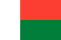 Флаг Мадагаскара.