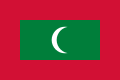 Флаг Мальдивских островов.