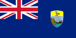 Флаг Острова Святой Елены, Вознесения и Тристан-да-Кунья.