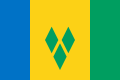 Флаг Сент-Винсент и Гренадины.