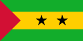 Флаг Сан-Тома и Принсипи.