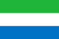 Флаг Сьерра-Леоне.
