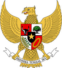 Герб Индонезии.